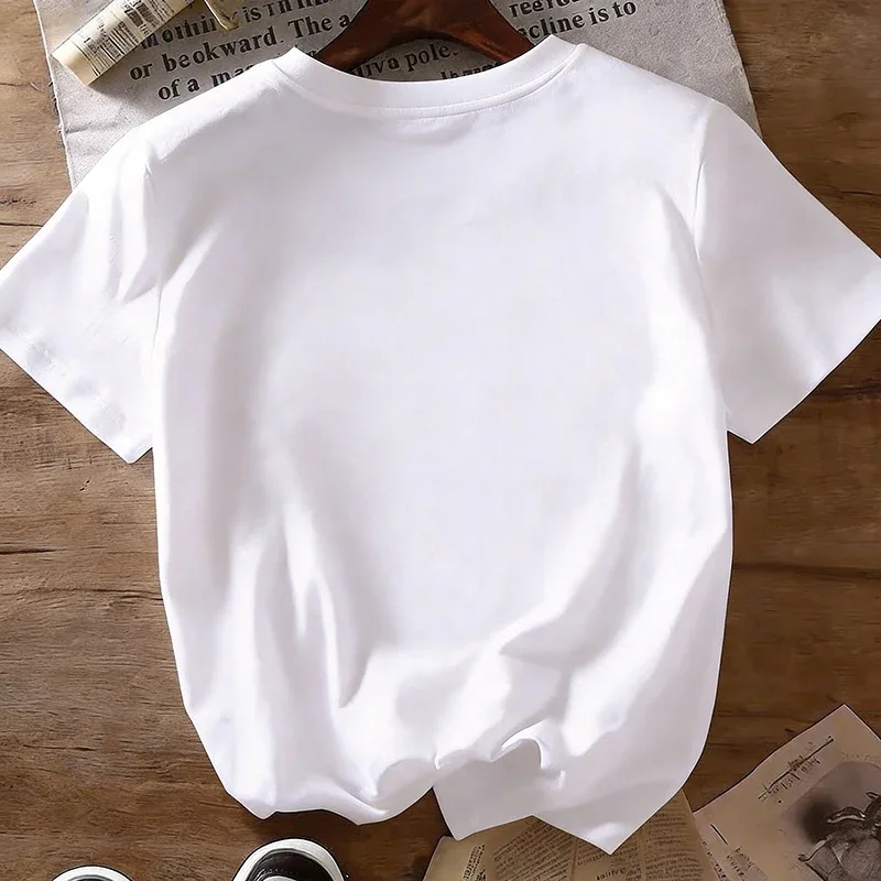 American Summer Marine Lobster Ins Printed Women Casual T-shirt Short Fashionable Y2k Personality Round Neck Comfortable T-shirt