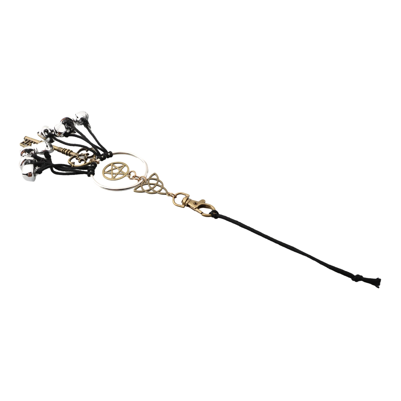 Witch Bell Metal Pendant Wind Chimes for Door Protection Provides Protective Charm and Adds Witch Decor Aesthetic to Any Space