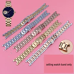 Lady Notch Stainless steel WatchBand for Cartier PASHA Folli Follie Michael Kors Watch Strap women wristband Bracelet 16 18 20m