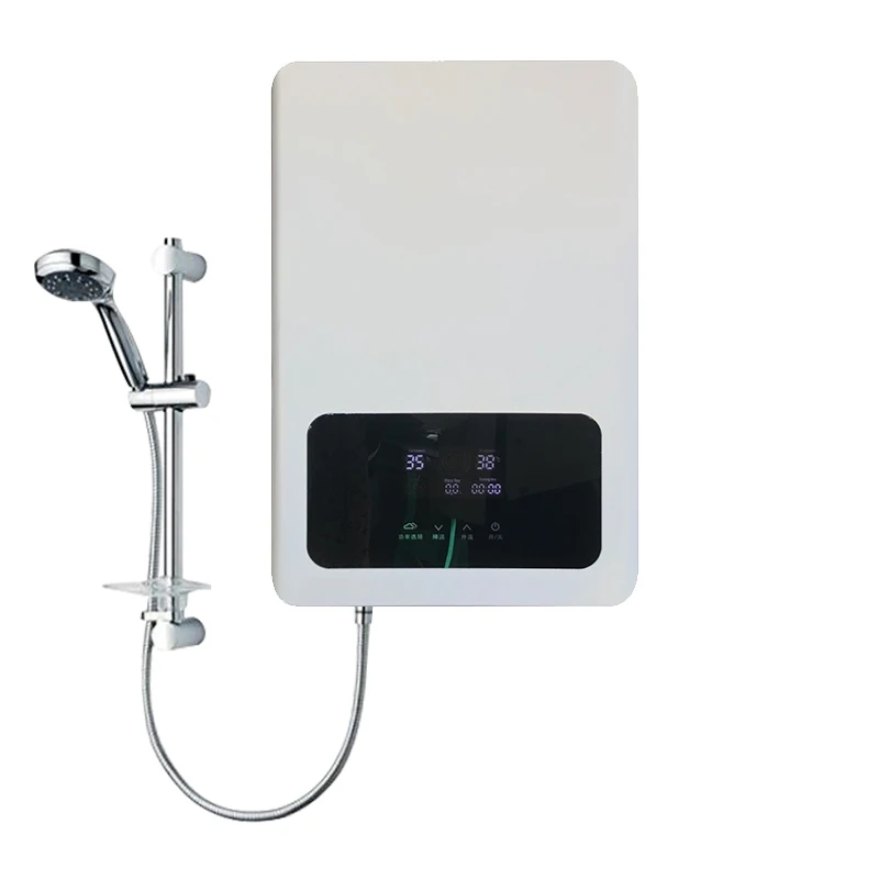 Airo 21kw Factory Price Wall Mounted Touch Control Bathroom Shower Electric Instant Tankless Water Heater