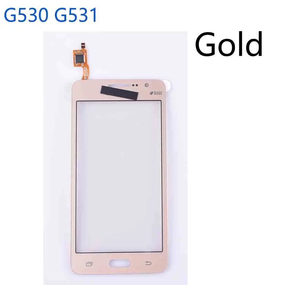 10Pcs\Lot For Samsung Galaxy Grand Prime G531H G531F G530H G530F G530 G531 G5308 Touch Screen Digitizer Sensor LCD Front Glass