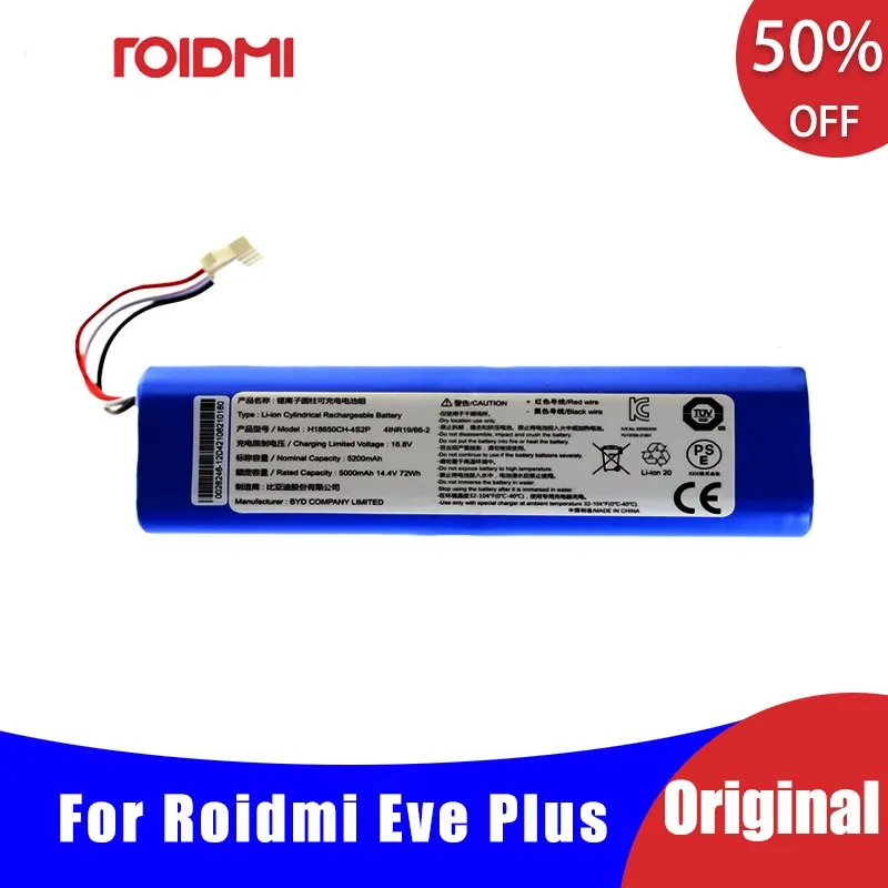 For Roidmi Eve Plus Vacuum Sweeping Robot Battery Pack Accessories Suitable    Original