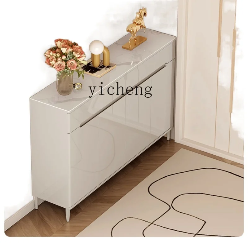 

Zc Shoe Cabinet Home Doorway Large Capacity Shoe Cabinet Entrance Cabinet Integrated Wall 2023 New Hot