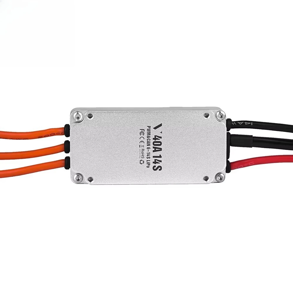 V40A 14S Lipo Fast Response Efficient Low Noise 20A 40A Multi-Copter ESC in stock
