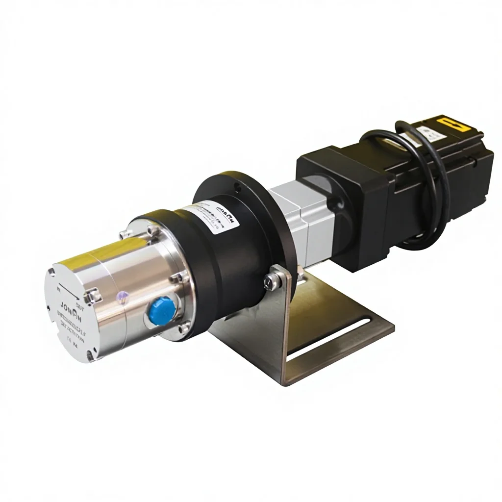 China High Pressure  Micro Metering Pump Magnetic Drive Gear Water Oil Pump With Motor For Water Treatment