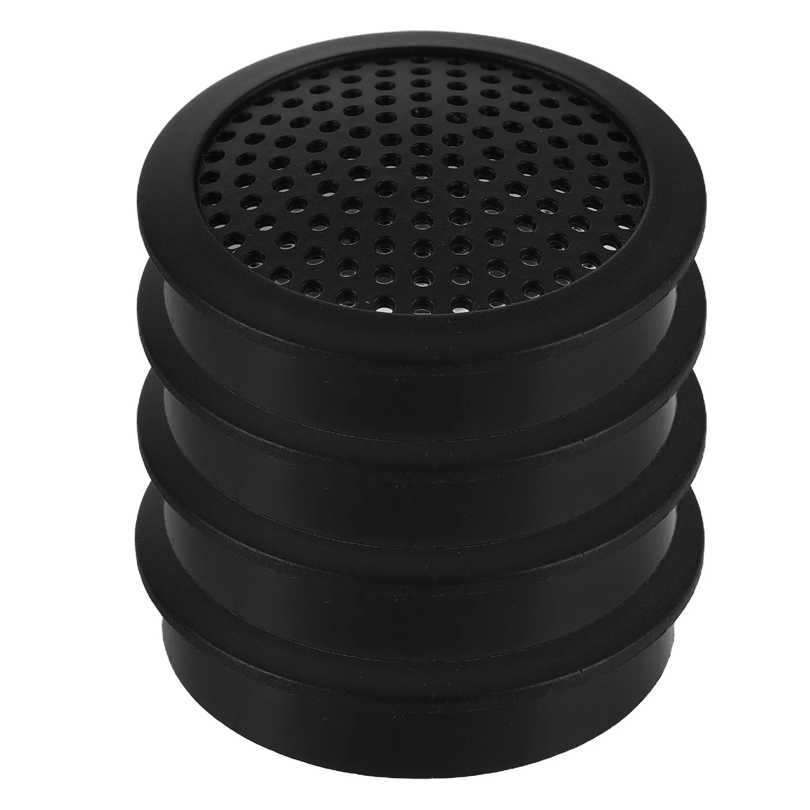 4Pcs Black Tweeter Speaker Grill Covers Protective Mesh Design for Car Audio System Enhancement Front Speaker Grill Guard