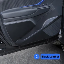 Car Interior Door Mat Anti-kick Pad Protective Sticker Decoration for Toyota CHR 2017 2018 2019 2020 2021 C-hr Accessories Auto