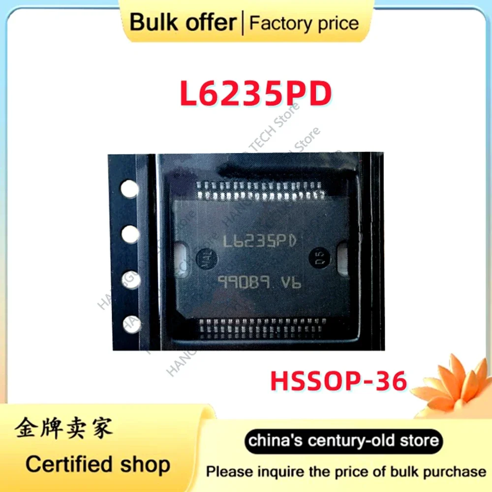 Original L6235 L6235D SOP24 L6235PD L6235PD013TR HSSOP36 SOP24 Automotive Chip Driver IC Chips