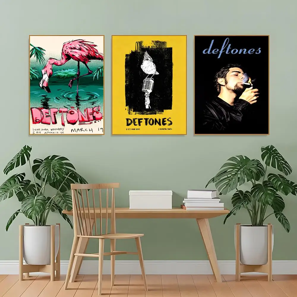 D-Deftones Poster Poster Artistic Stylish Wall Art For Home Office Bathroom‌ Decor Living