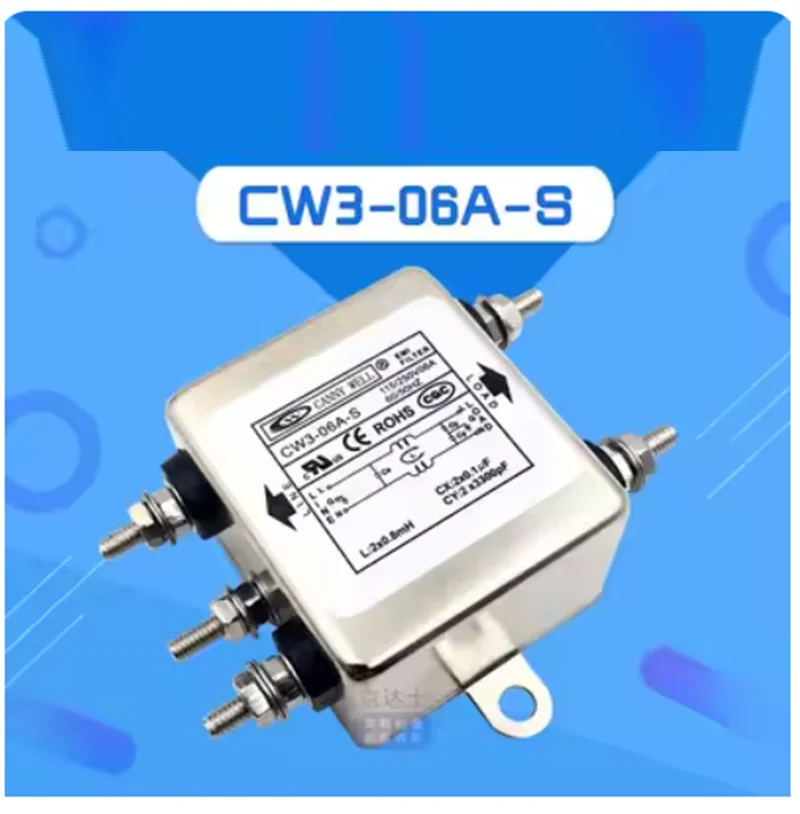 

Тайваньский фильтр источника питания EMI CW4L2 3A 6A 10A 20A двухступенчатый S очистка однофазный 220 В переменного тока 30A
