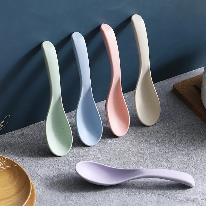 1Pcs Stirring Spoon Multi Purpose Silicone/Plastic for Household Soup Spoons Cooking Utensils Ladle Kitchen Accessories