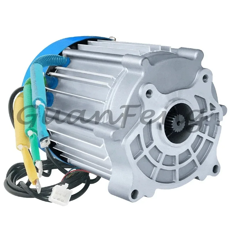 48V 60V 72V Brushless DC Motor, 1500W 2200W 3000W High Torque Electric Tricycle Motor