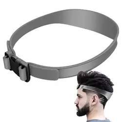 Neckline Shaving Template Curved Silicone Haircut Band Home DIY Haircuts Neck Hair Styler Trim Barber Ruler Self Hair Cutting