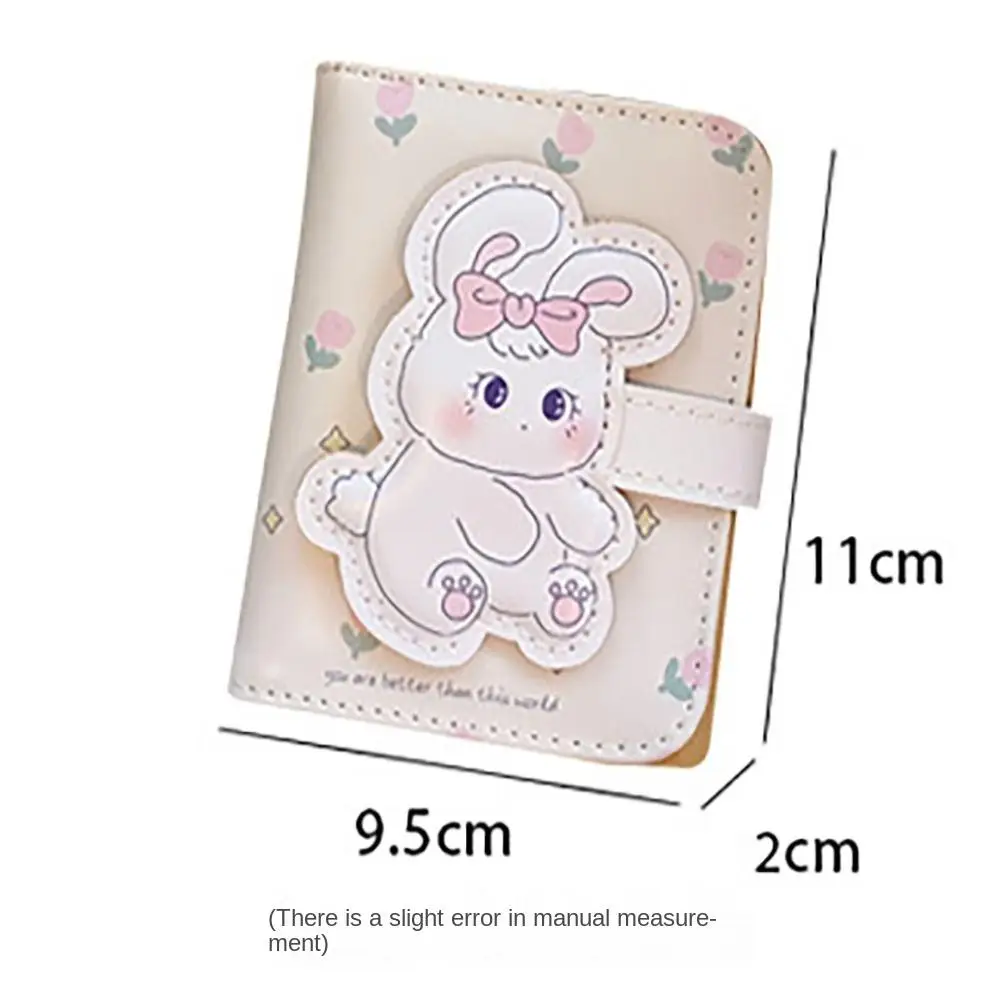 Portable Mini Women Wallet PU Triple Fold Small Card Clip Coin Purse