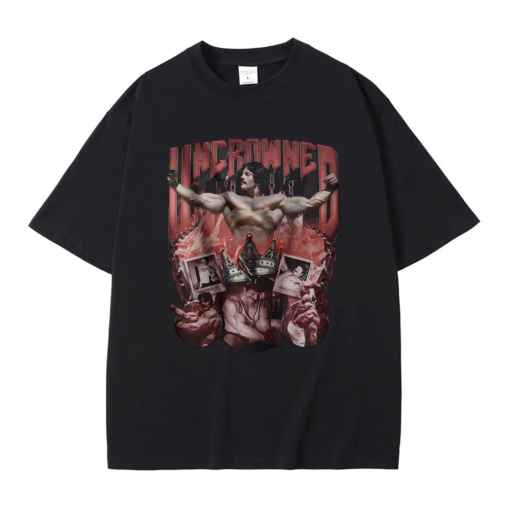 مضحك غير توج مايك Mentzer غطاء مضخة ستيرويد تي شيرت 2025 الصيف الرجال النساء الصالة الرياضية اللياقة البدنية قصيرة الأكمام القطن الخالص تي شيرت