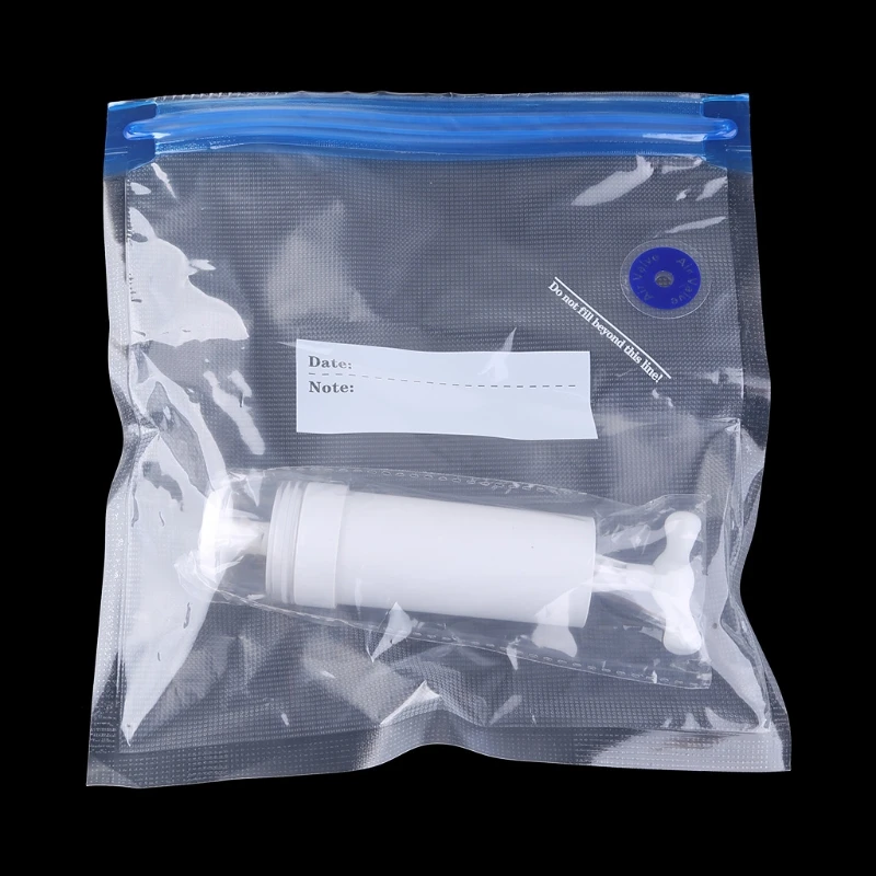 d'emballage + scelleuse sous vide alimentaire, 5 pièces, pompe à main, économiseur stockage, Machine cuisine, directe