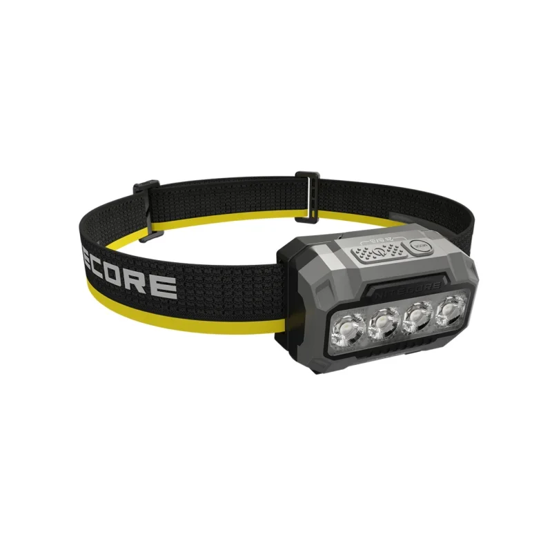 NITECORE HA23 UHE كشافات التخييم 600 لومن 3 درجات حرارة اللون تشمل 3 * بطارية AAA مصباح أمامي خفيف الوزن مقاوم للماء