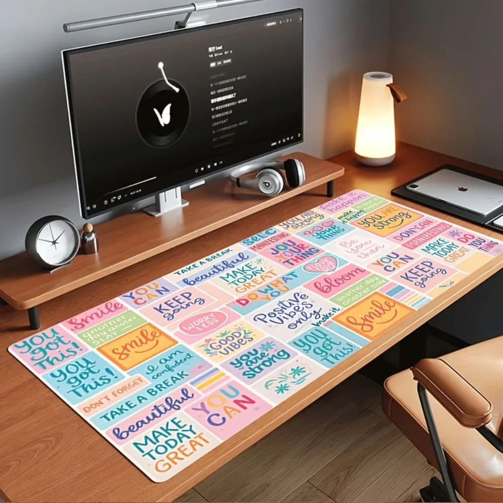 Durable oversized anti-slip rubber table mat alfombrilla ratón ordenador one piece mouse pad alfombrilla de escritorio