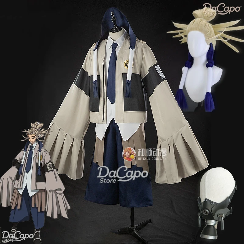 

GACHIAKUTA Tamsy Caines Cosplay Costume Mask Anime Cleaner Accessory Halloween Roleplay Uniform High Quality Handmade Style Wig