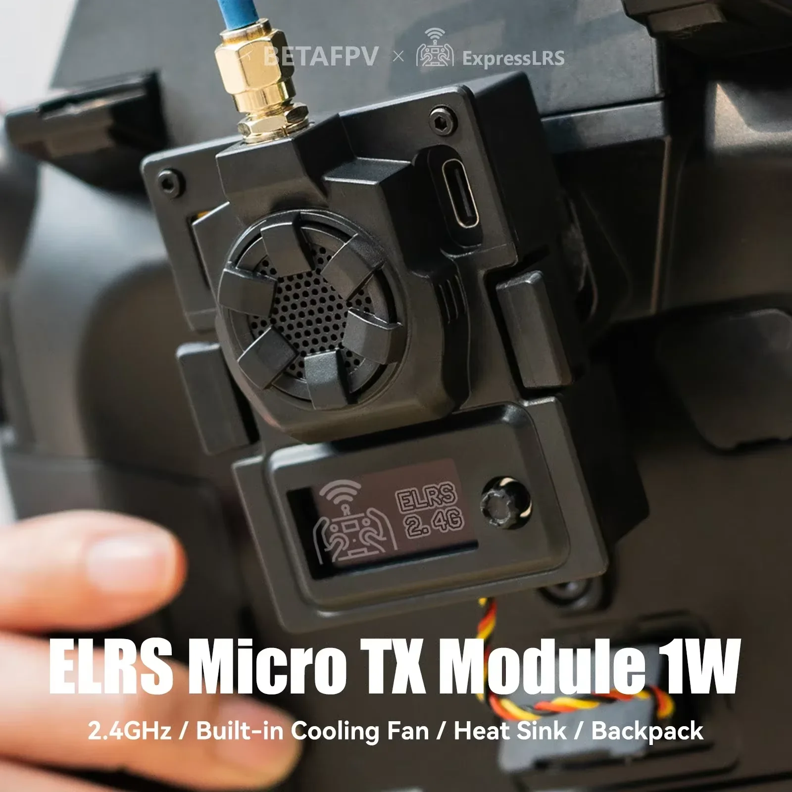 BETAFPV ELRS Micro V2 1W TX Module Micro TX Module ELRS 2.4G 1W Version For Long Range FPV Drone RC Quadcopter