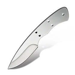 Lama vuota a specchio in acciaio inossidabile fai da te manuale che fa accessori per coltelli coltello affilato a codolo pieno lama vuota coltello da tasca per esterni