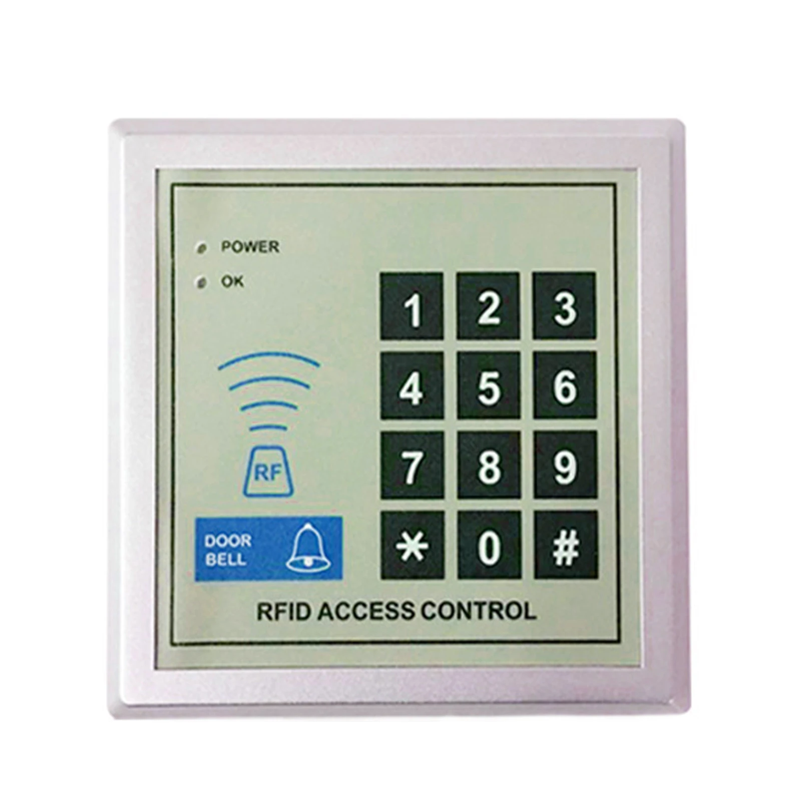 Durable Electric Lock RFID Door Access Control Controller System Kit+10 Key Fobs Tags TK4100 ID Tags Cards Door Security System