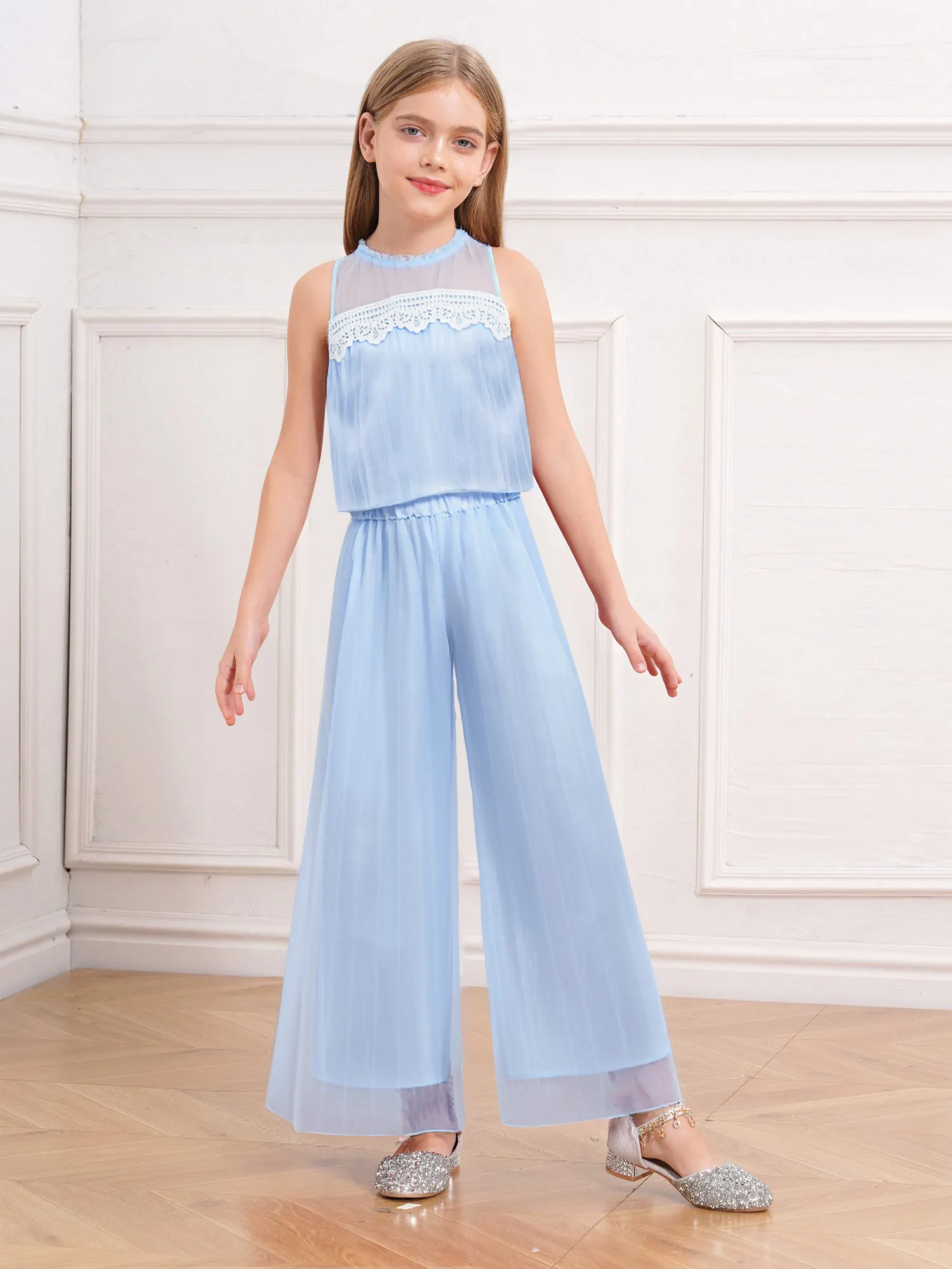 Abiti da ginnastica per balletto per bambini Costume da danza jazz modernaFigura Tute da pattinaggio Moda Dancewear Pagliaccetto da festa per ragazze