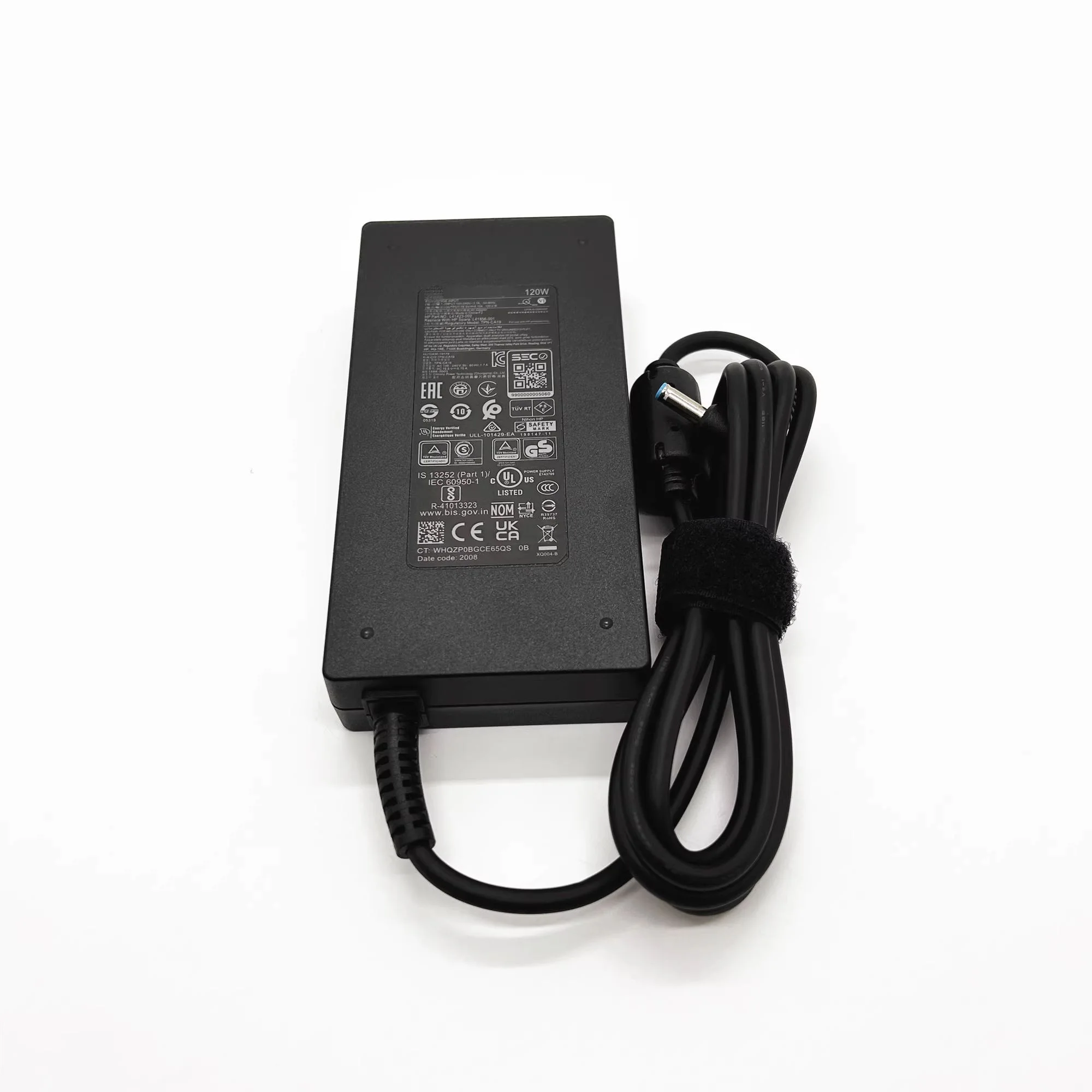 

Зарядное устройство для ноутбука HP, оригинальное 19,5 В, 6,15 А, 120 Вт, TPN-CA19 TPN-DA19 TPN-LA18 L41423-002 L41856-001, блок питания, адаптер переменного тока, синий наконечник