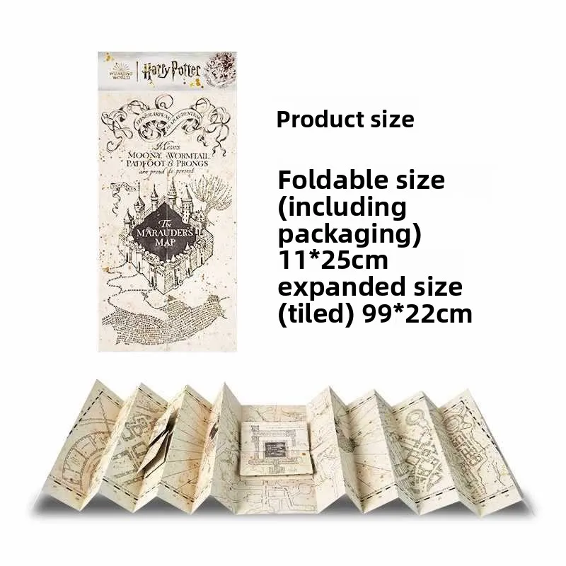 خريطة هاري بوتر هوجورتس مارودر - الدعامة السحرية لمدرسة هوجورتس هاوس القابلة للتجميع