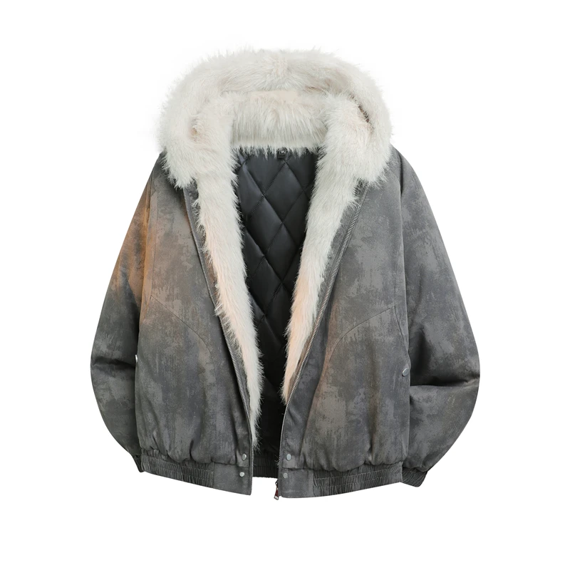 Trend All-match Outdoor Parkas Coats for Men Fashion Casual Comfortable Male Clothing Winter Thicken Warm Outerwear New Style