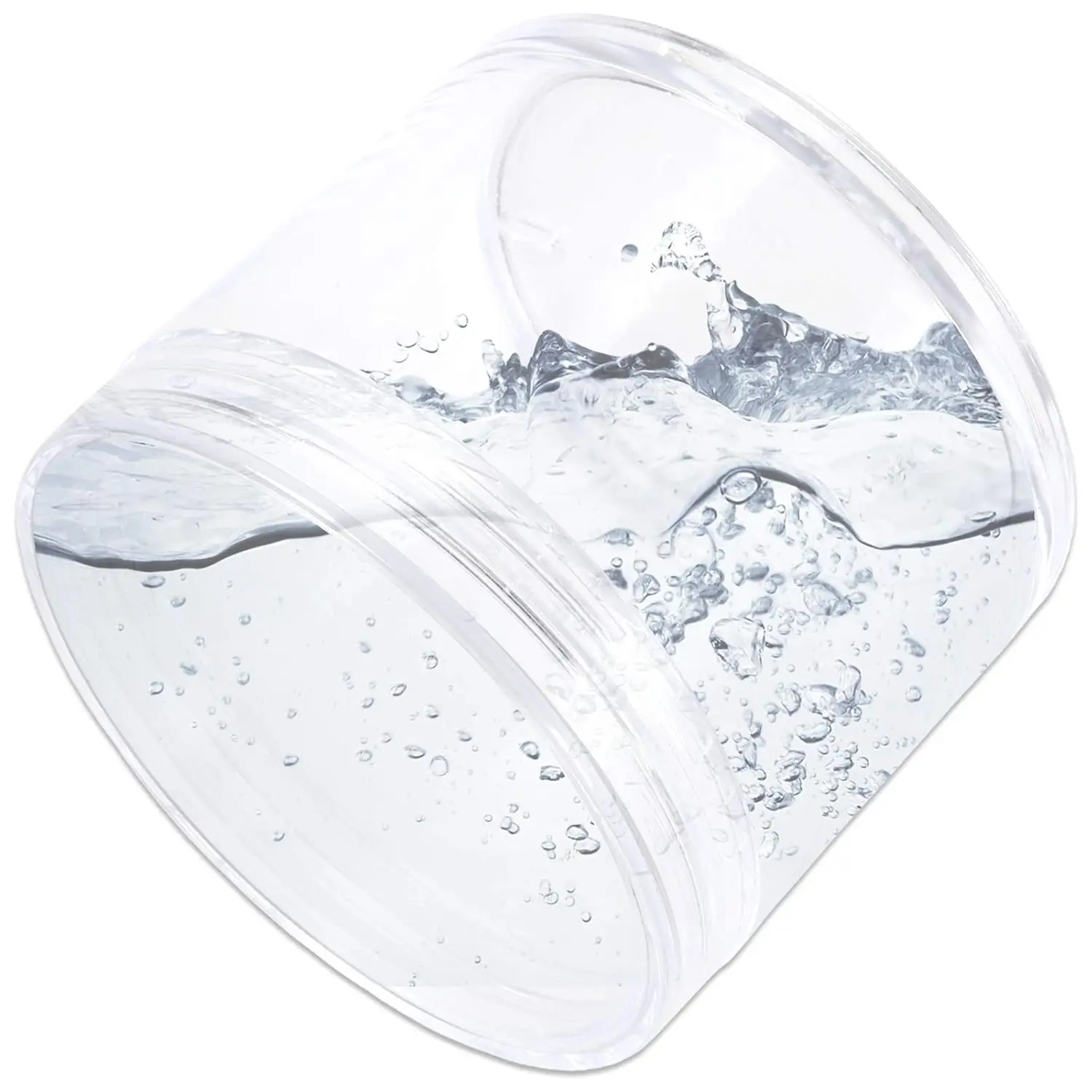 25pcs Plastic Cosmetic Containers Clear Face Cream lip balms Pots Empty Nails Powder Storage Container for Lotion Lip Balm.