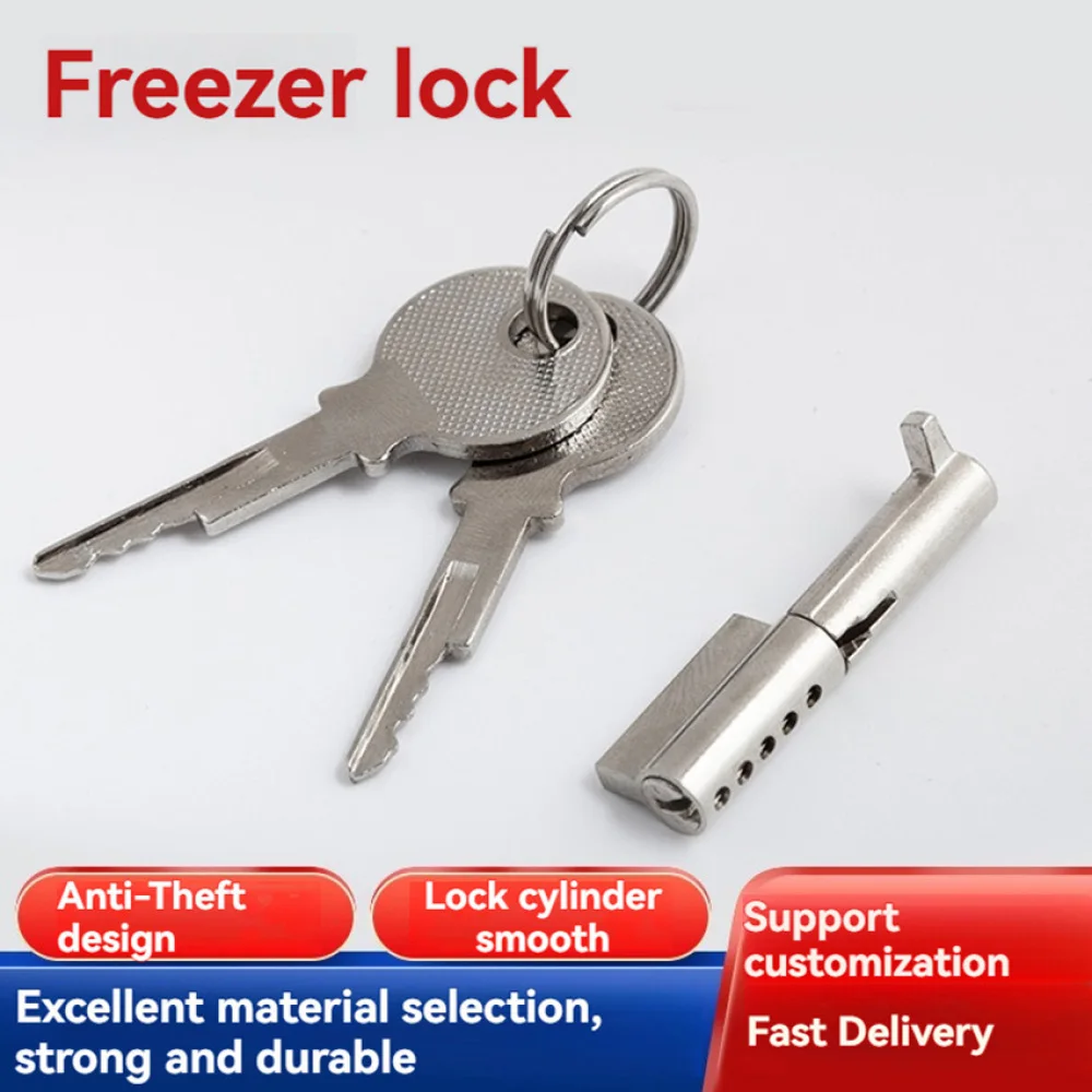 

Двойной замок для морозильной камеры + комплекты ключей, замок для стеклянного шкафа, замок для раздвижной двери, набор замков для витрины, аксессуары
