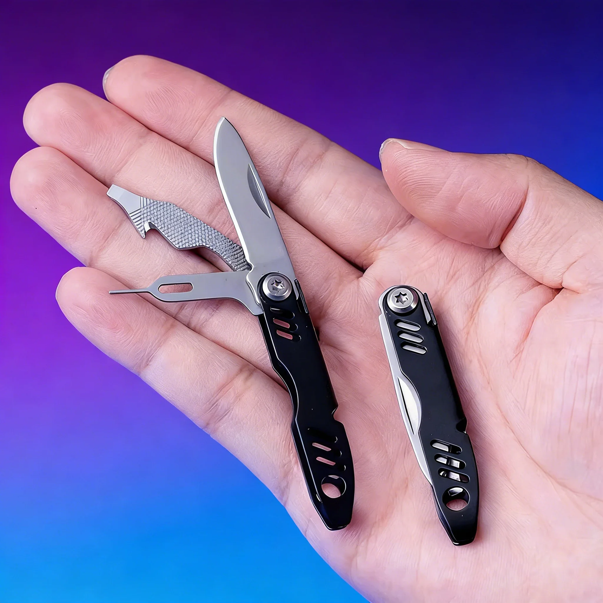 Keychain SIM Ejector Tool | Multi-Function Portable Phone Accessory | High-End EDC Gadget