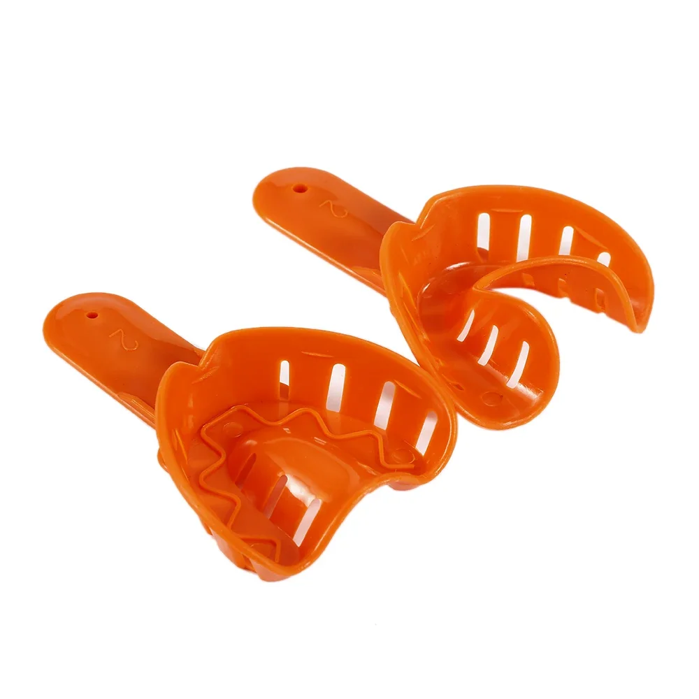 

12Pcs/set Disposable Plastic Dental Impression Trays Adult And Children Central Supply Materials Teeth Holder Oral Care Tools