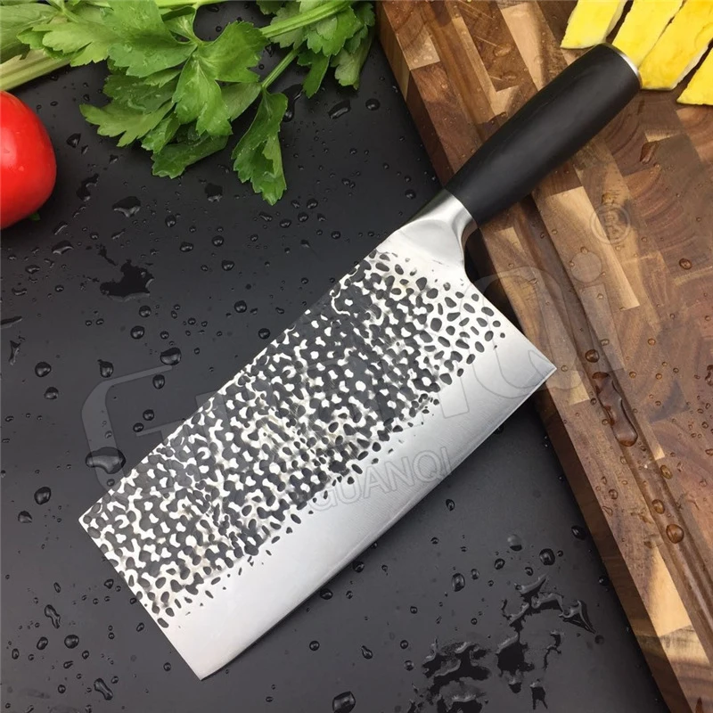 

Full Tang Chef Knife Handmade Forged Cleaver Knife Wood Handle Chopping Knife High Carbon Steel Kitchen Knife Cooking Tool