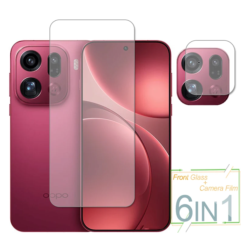 

Для OPPO Find X9 Pro Стекло OPPO Find X9 Pro Защитная пленка для экрана Защитное прозрачное закаленное стекло Пленка для объектива камеры телефона Find X9