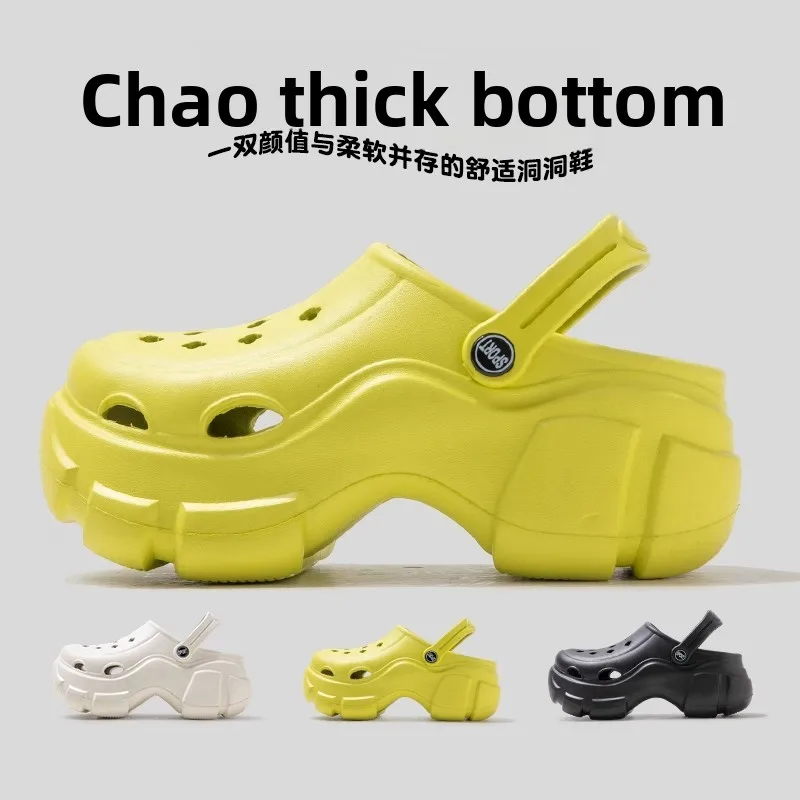 

Летние босоножки на высоком каблуке с запахом на платформе, легкие слипоны из ЭВА, женская верхняя одежда, пляжная обувь