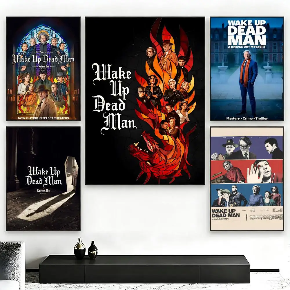 music Wake Up Dead Man Poster Poster Nordic HD Self-Adhesive Wall Sticker Home Café Bedroom Living Room Art Decor Gift