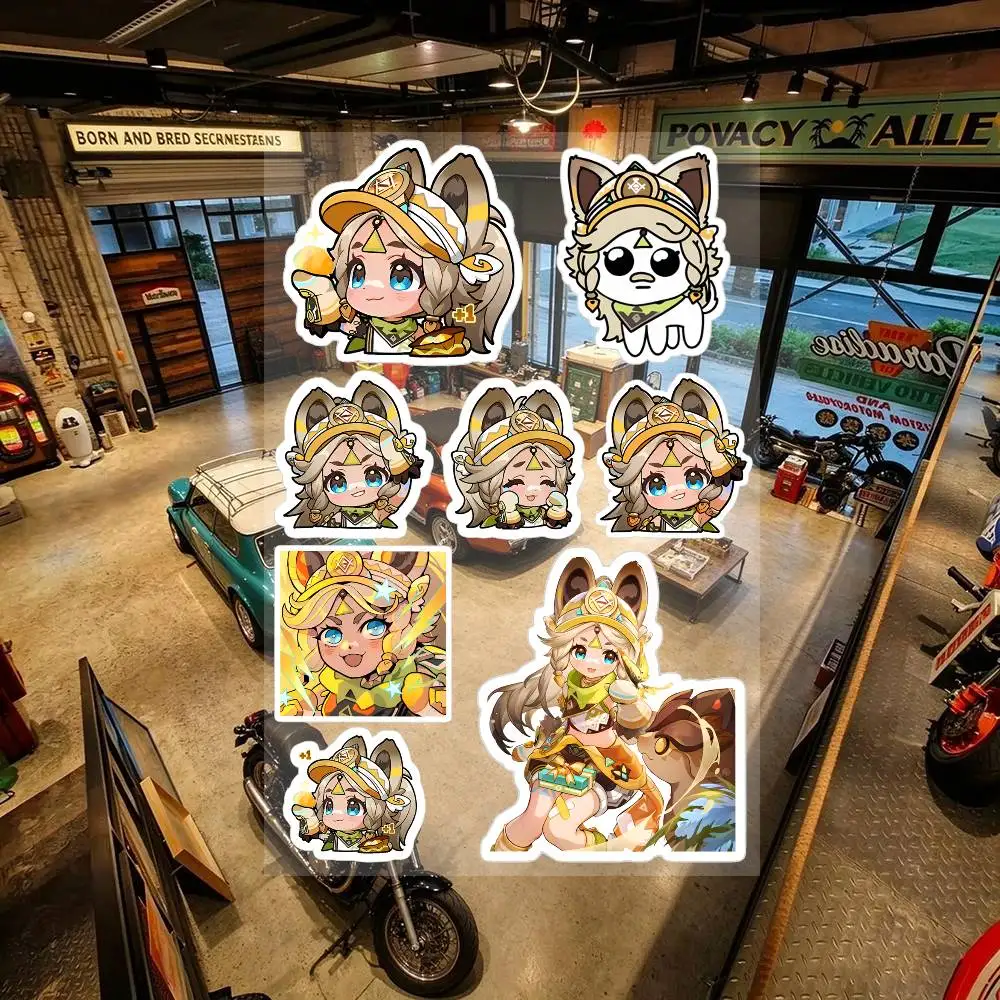 Genshin Impact K-achina Stickers Auto Body Bumper Windows Motorcycle Laptop Walls Vinyl Decal Car Tuning Accessories