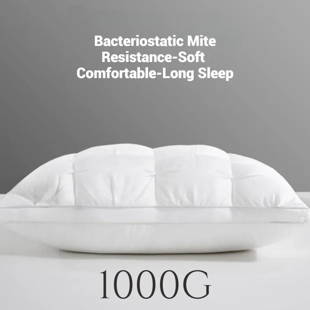 

Comfortable Pillows for Sleeping 5-star Hotel Pillow Three-dimensional Soft Bilateral Washed Solid Color Pillow Sleeping Pillows