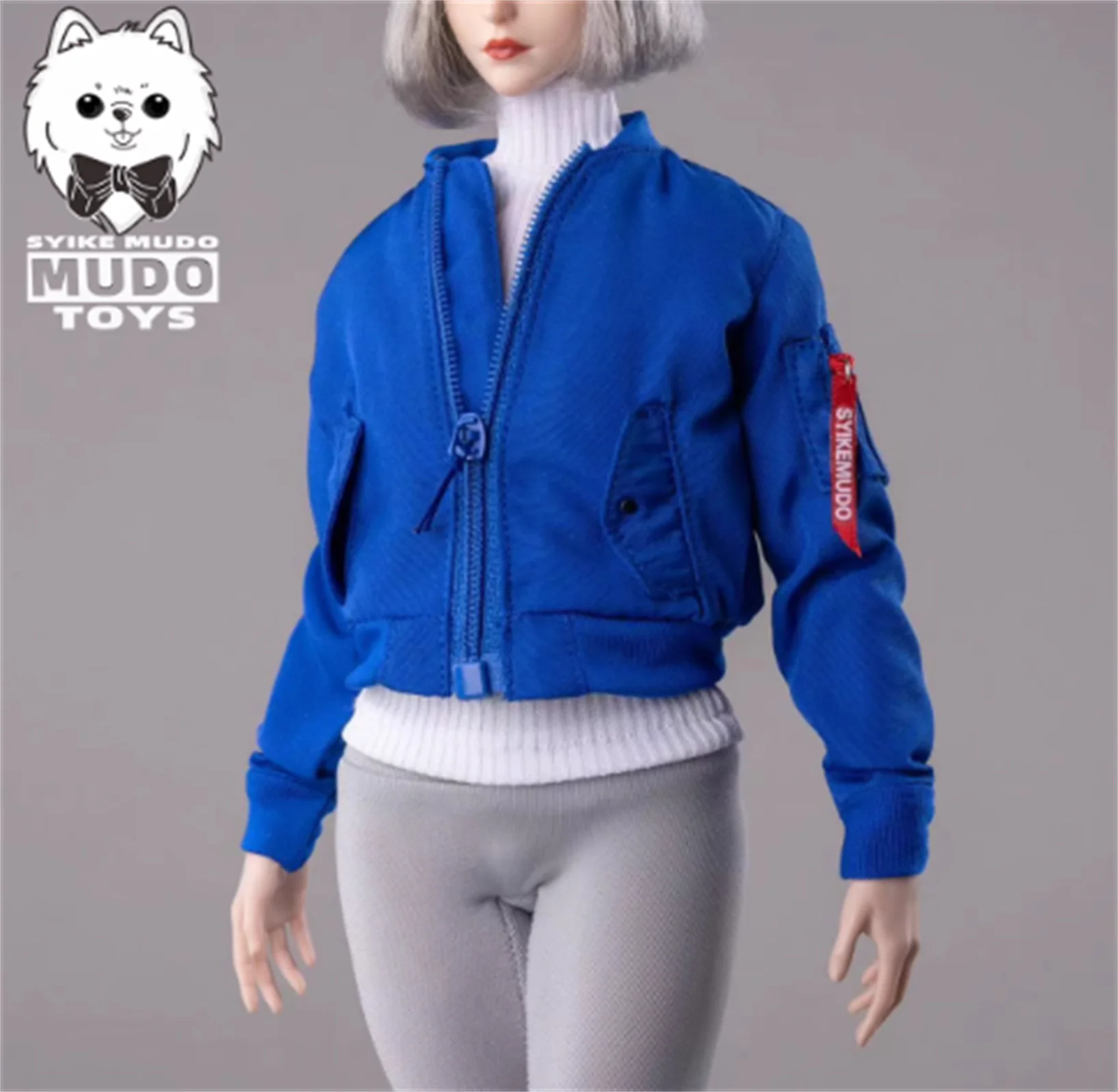 CTC-010 เสื้อนักบิน 1/6 เสื้อแจ็คเก็ตสั้นเสื้อผ้าแนวโน้มเสื้อผ้าสําหรับ 12 นิ้ว Action Figure Body