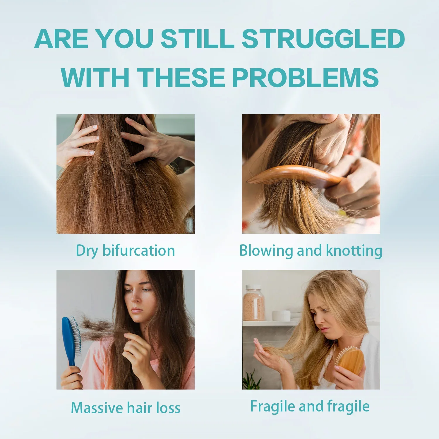 كريم استقامة البروتين 60 مللي علاج بلسم الشعر تنعيم الشعر المجعد التالف إصلاح سبليت ينتهي الكولاجين المخصب