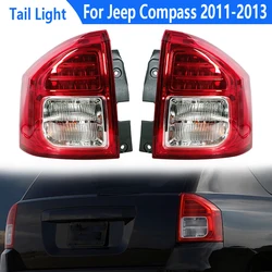 Car LED Tail light For Jeep Compass 2011-2013 Rear Bumper Light Tail Stop Brake Lamp Turn Signal Warning 5182543AC 5182542AC