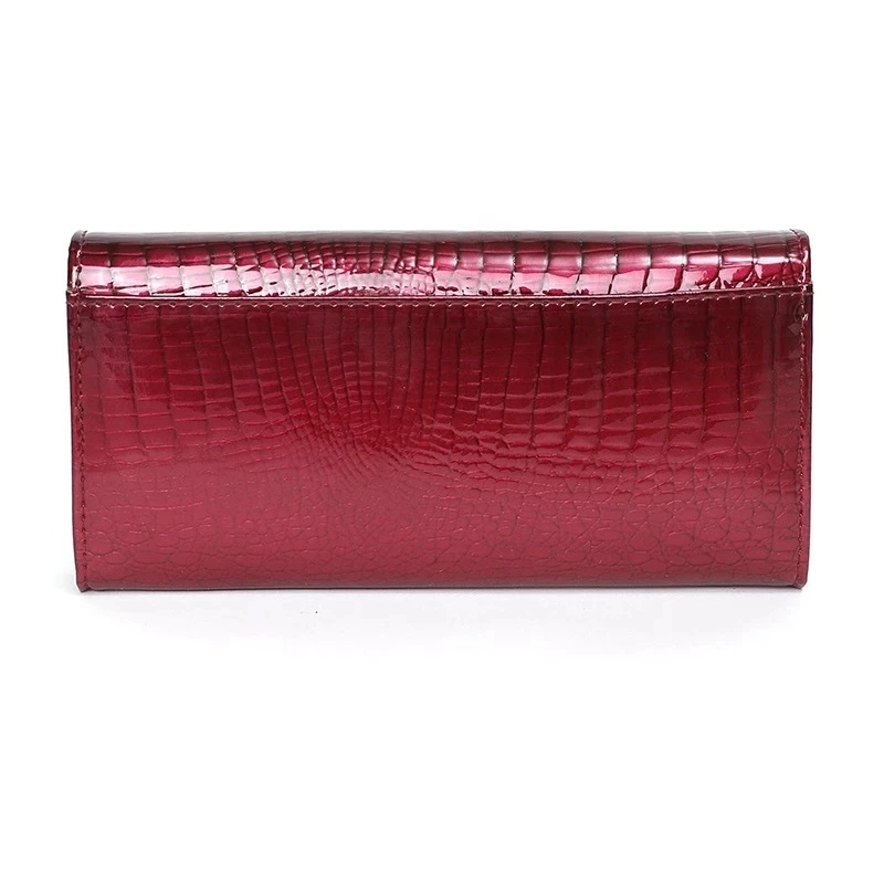 Luxury Brand Ladies Wallet Genuine Leather Purse Bag Long Real Cow Leather Woman Wallet for Coins and Cards
