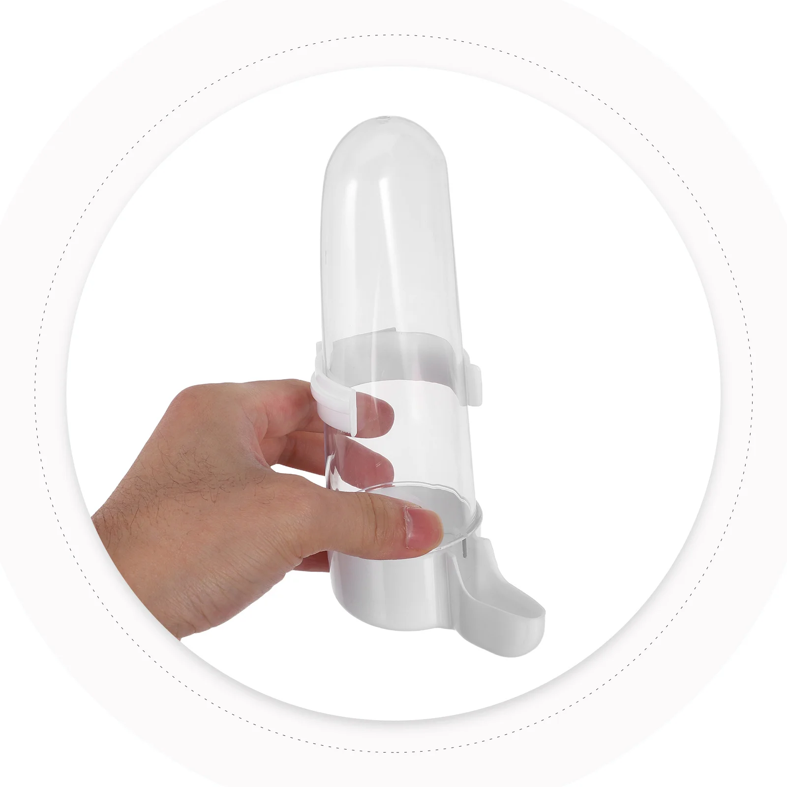 

2Pcs Automatic Bird Feeder Waterer Plastic Parakeet Cage Feeder Rainproof Outdoor Parrot Food Dispenser Silent Automatic Waterer