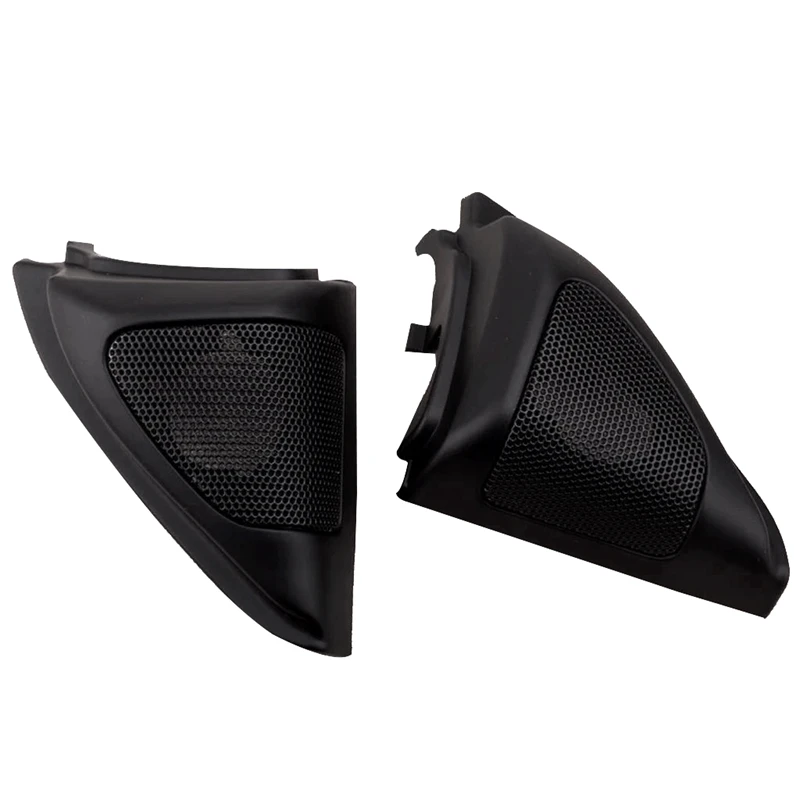 Car Door Panel Audio Horn Cover Tweeter Triangular Speaker Loudspeaker Cover Trim For Toyota Corolla 2003 2004 2005 2006