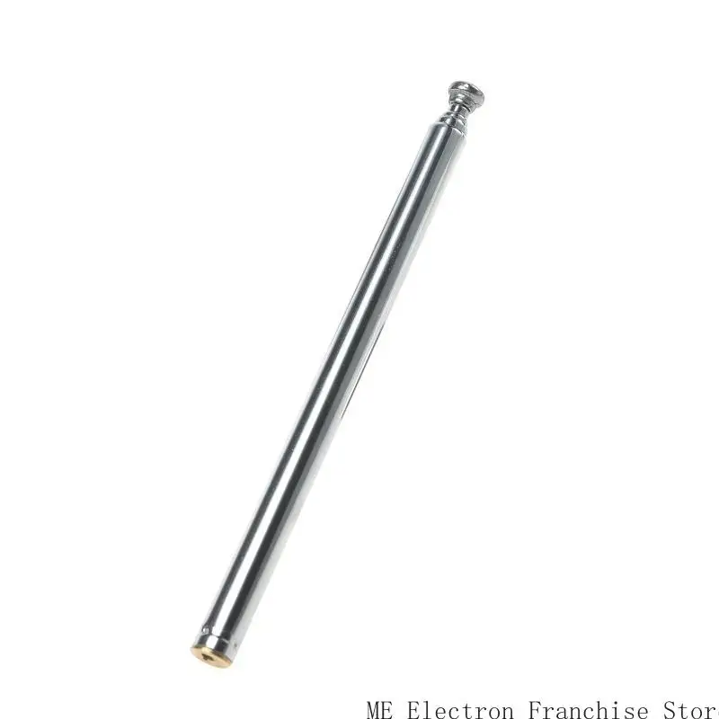 T5EA 망원경 안테나 내구성있는 라디오 라디오 교체 5 섹션 커넥터