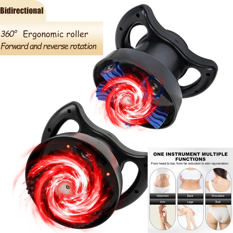 Handheld Vibration Massage Roller Body Slimming Machine Cellulite Remover Fat Reduction Tool for Waist Leg Arm Shaping Device