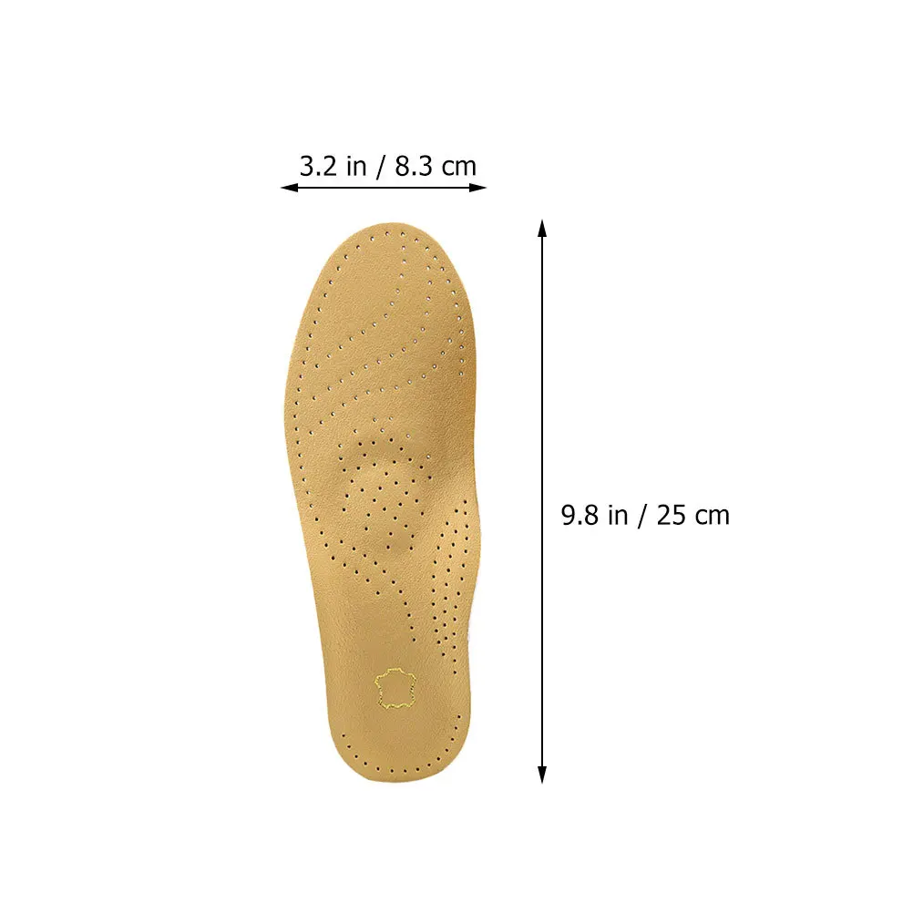 1 Pair Latex Anti-Slip Insoles Arch Support Pads For Flat Feet Orthotic Cushion Foot Care Tool Lightweight Breathable