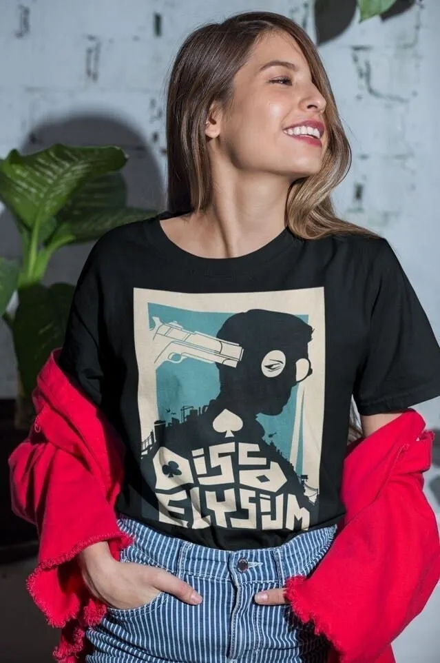 Игровая футболка унисекс с рисунком диско-Элизиума, Ким Kitsuragi Indie